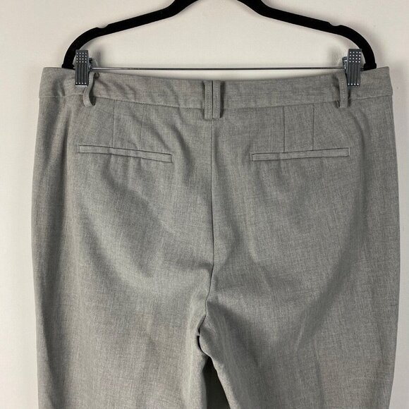 Talbots Dress Pants Size 14 Womens Windsor Gray Straight Leg Stretch Career - Picture 7 of 9